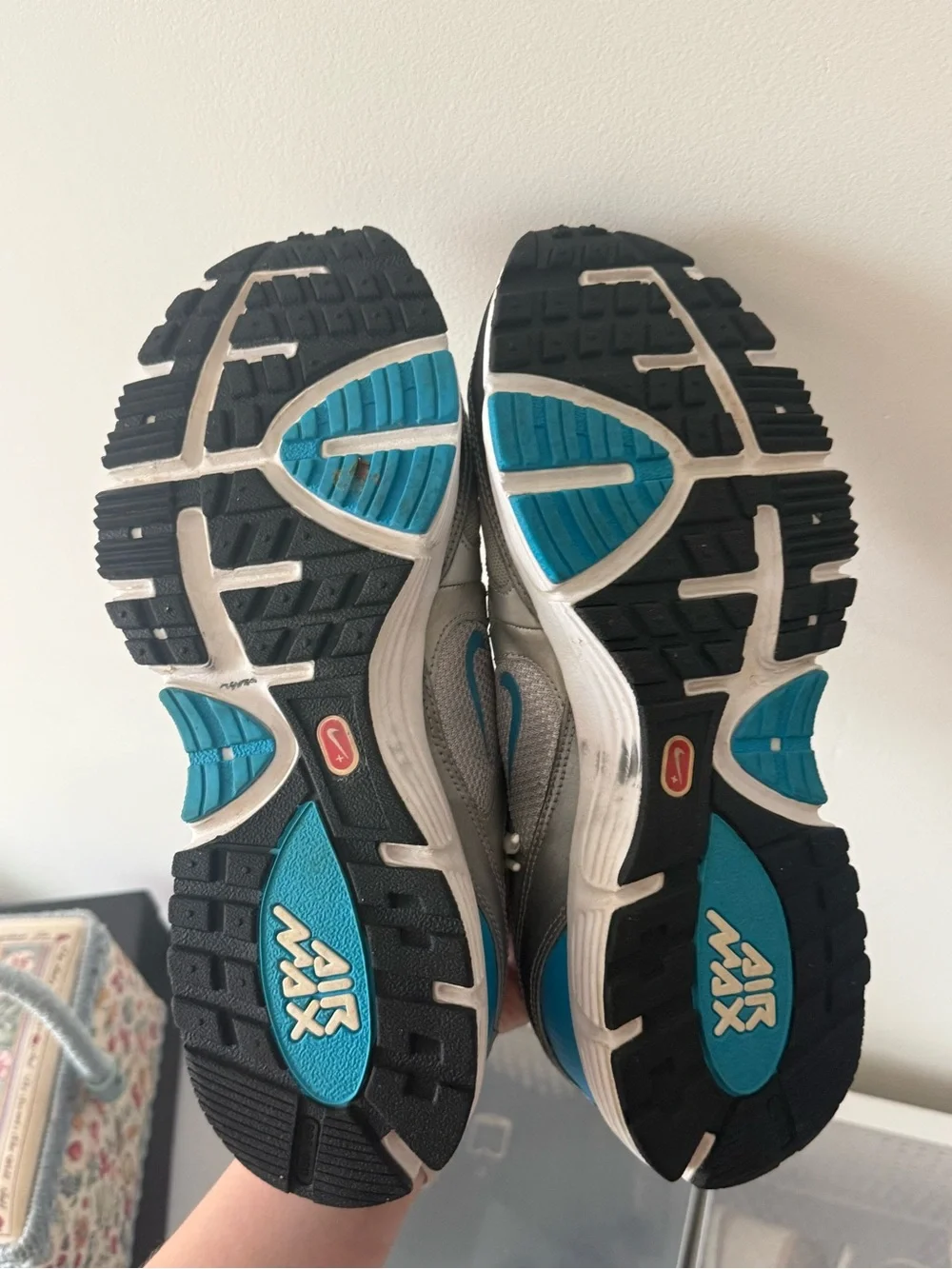 Nike Air Max Running Shoes - Grey & Blue - Women’s Size 10